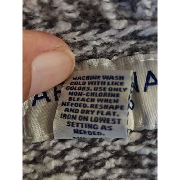 Arizona Jean Co. Gray & White Knit Oversized Sweater XXL New - Picture 8 of 8